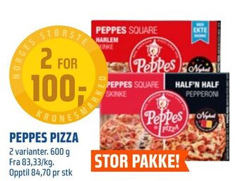 Coop Obs Peppes pizza tilbud