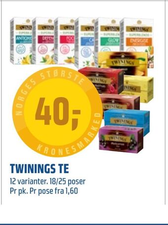 Coop Obs Twinings te tilbud