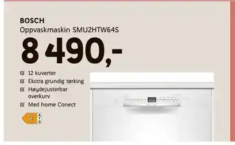 Oppvaskmaskin SMU2HTW64S