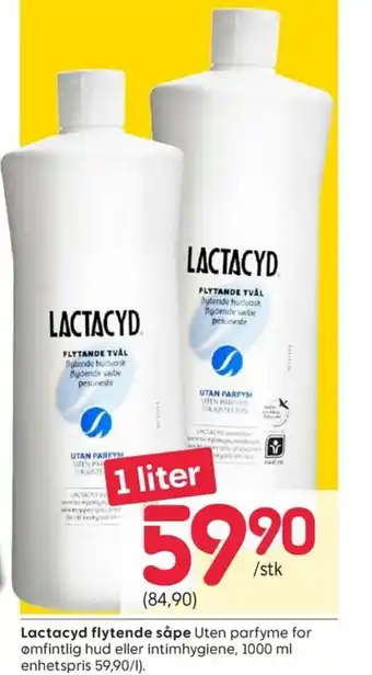 Rusta Lactacyd flytende såpe tilbud