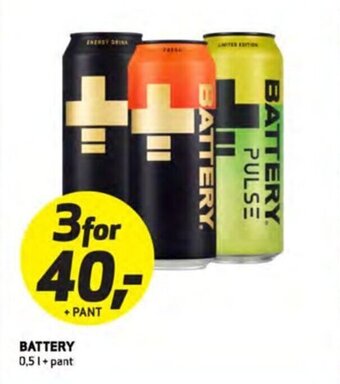 Bunnpris Battery tilbud