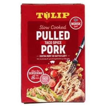 Meny Pulled pork taco tilbud