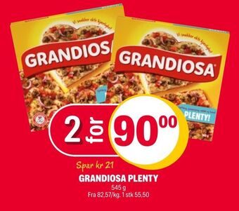 Coop Extra Grandiosa plenty tilbud