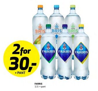 Bunnpris Farris mineralvann tilbud