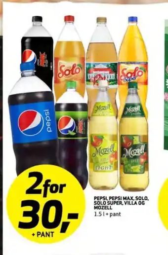 Bunnpris Pepsi brus tilbud