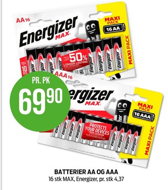 Kiwi Batterier AA OG AAA tilbud