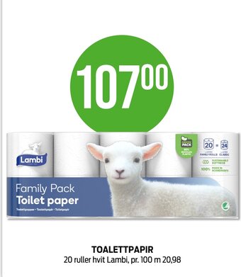 Kiwi Toalettpapir tilbud