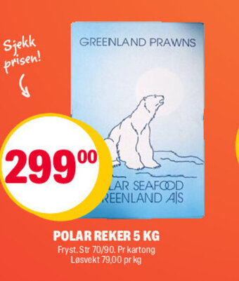 Coop Extra Polar Reker 5kg tilbud