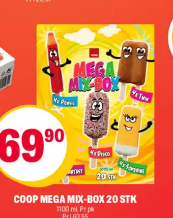 Coop Extra Coop Mega Mix-Box 20stk tilbud