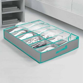Organizador de zapatos bajo cama