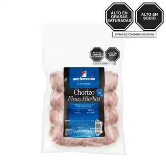 San Fernando Chorizo finas hierbas x 400 gr. oferta