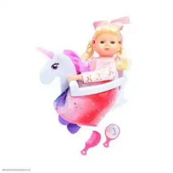 Tai Loy Muñeca bebe mecedora unicornio 30 cm oferta