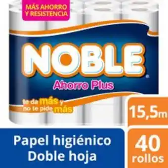 Metro Papel higiénico noble ahorro plus paquete 40 unidades oferta