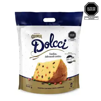Tottus Panetón dolcci en bolsa 900 gr oferta