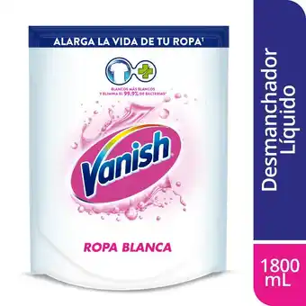 Tottus Quitaman gel blanco total color vanish 1.8 lt oferta