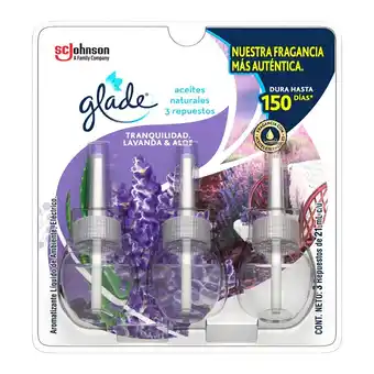 Tottus Glade aceite lavanda aloe rpto 3 oferta