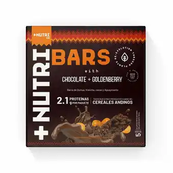 Tottus Quinoa bar nutri co goldenberry cacao 5 pack 100g oferta