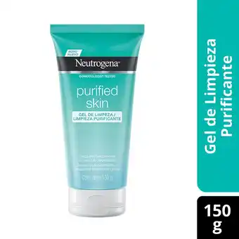 Gel facial purified skin cleanser neutrogena 150 gr