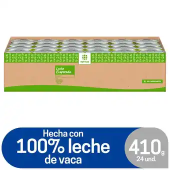 Tottus Leche evaporada tottus 410 gr 24 unidades oferta