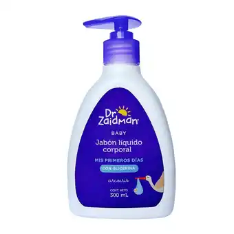 Tottus Jabón liquído baby primeros días dr zaidman 300 ml oferta