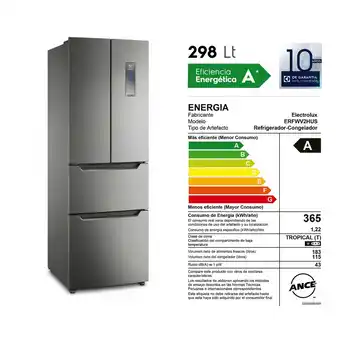 Tottus Refrigeradora multidoor 298lt erfwv2hus oferta