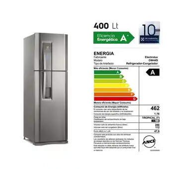 Tottus Refrigeradora nf 400lt p dig c disp inox oferta