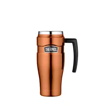 Tottus Thermos 470ml taza termica king dorado oferta