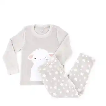 Tottus Pijama coral niña talla 4 gris oferta