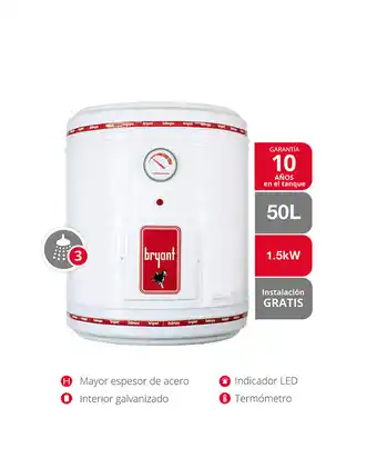 Tiendas EFE Calentador bryant - 50 sp (cv) oferta