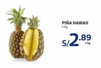 Makro Piña hawaii x kg oferta
