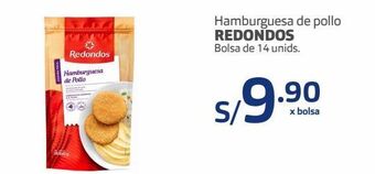Makro Hamburguesa de pollo redondos bolsa de 14 unids. oferta