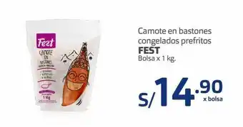 Makro Camote en bastones congelados prefritos fest bolsa x 1 kg oferta