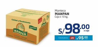 Makro Manteca manpan caja x 10 kg oferta
