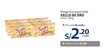 Makro Margarina esparcible sello de oro unid. x 90 g. oferta