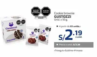 Makro Cookie brownie gustozzi unid. x 50 g oferta
