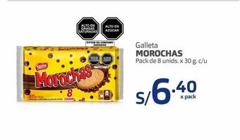 Makro Galleta morochas pack de 8 unids. x 30 g. c/u oferta