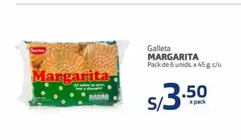 Makro Galleta margarita pack de 6 unids. x 45 g. c/u oferta