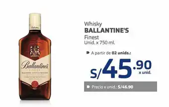 Makro Whisky ballantine's finest unid. x 750 ml. oferta