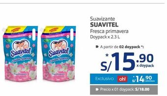 Makro Suavizante suavitel fresca primavera doypack x 2.3 l oferta