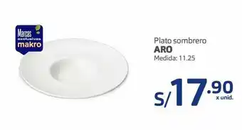 Makro Plato sombrero aro medida: 11.25 oferta