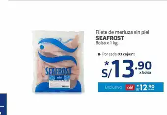 Makro Filete de merluza seafrost x 1 kg oferta