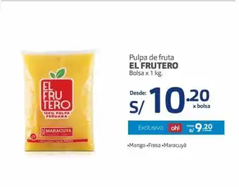 Makro Pulpa de fruta el frutero x 1 kg oferta