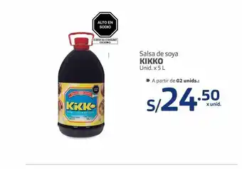 Makro Salsa de soya kikko x 5l oferta