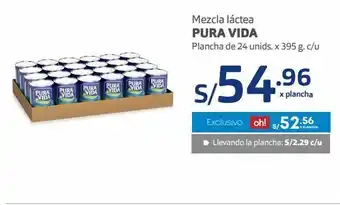 Makro Mezcla láctea pura vida x 24un oferta