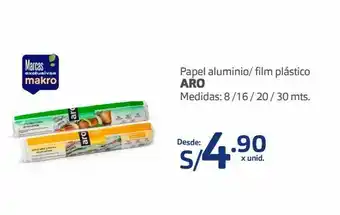 Makro Papel de aluminio aro oferta