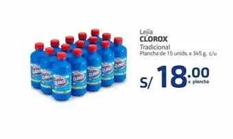 Makro Lejía clorox 15un x 345g oferta