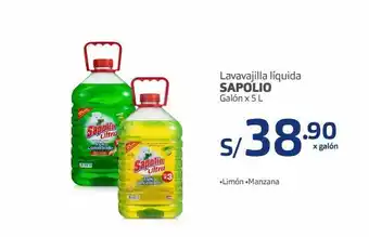 Makro Lavavajillas sapolio x 5l oferta