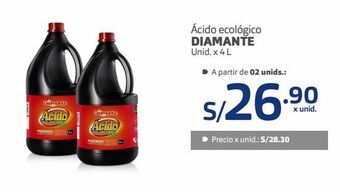 Makro Ácido ecológico diamante unid. x 4 l oferta