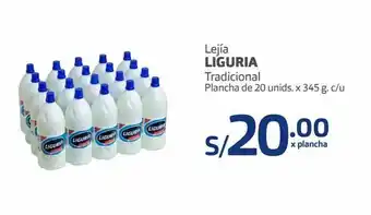 Makro Lejía liguria tradicional plancha de 20 unids. x 345 g. c/u oferta