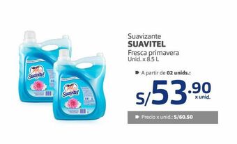 Makro Suavizante suavitel fresca primavera unid. x 8.5 l oferta